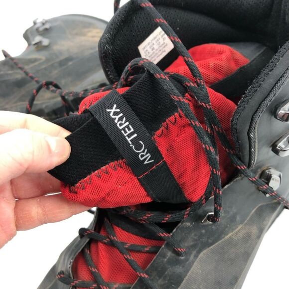 Arc’Teryx Bora 2 Mid GTX Hiking Boots Mens Size 13 Black Red Liner‎ main image 8
